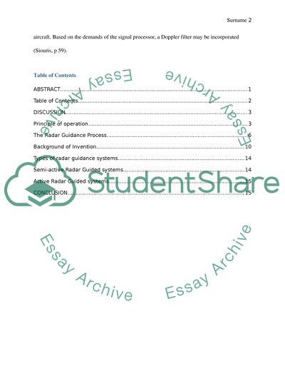 Radar guideness system