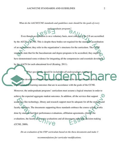 AACN Standards and Guidelines