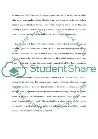 Standard Expository Model