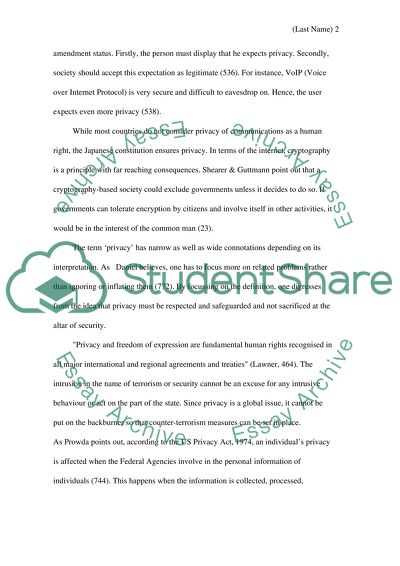 Issues of Spying on Citizens