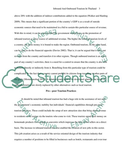 Inbound and Outbound Tourism in Thailand