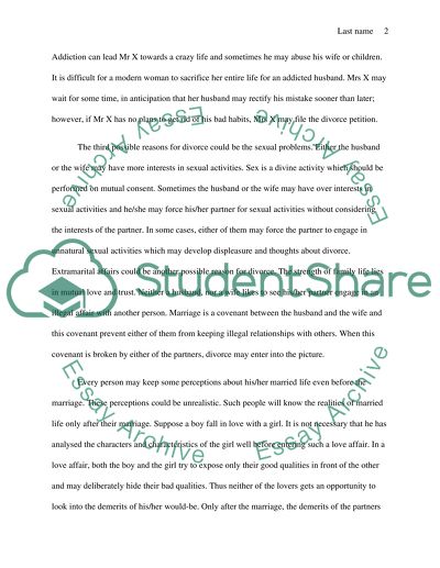 Reasons for the Increasing Divorce Rates in America