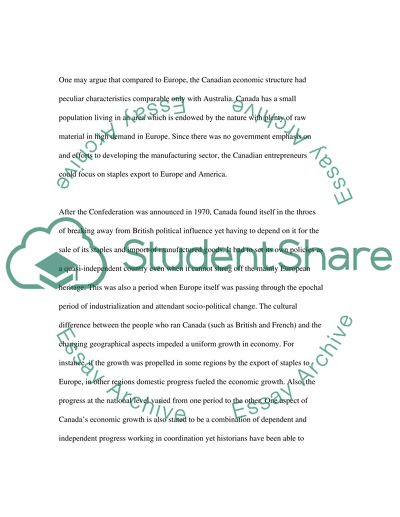 Canadian Economic Growth