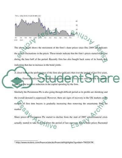 Financial Crisis and Construction Sector