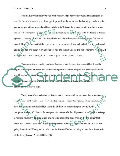 The Use of Turbochargers and How They Modify the Motor Vehicles