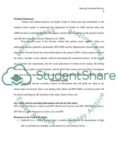Analysis of Literature about Prevalence of HIV/AIDS in Sub-Saharan Africa