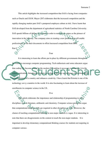 Teaching and Learning Computer Programming by Mayer
