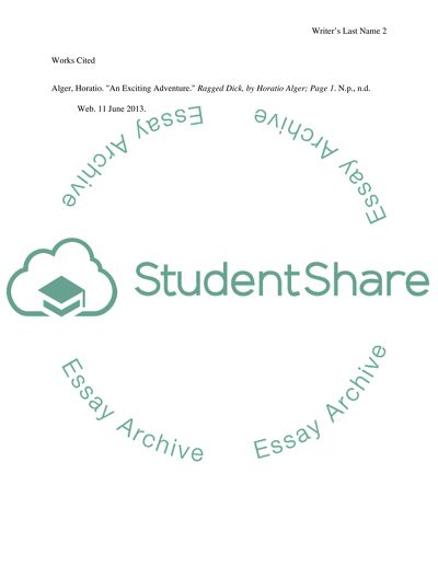 Summary --Ragged Dick