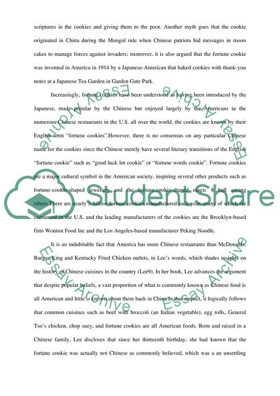 Origins of the Fortune Cookie