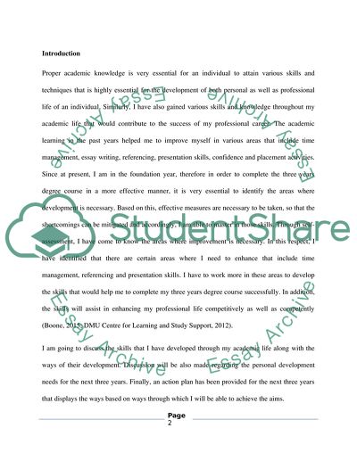 Academic Skills for Students in the Education Sector