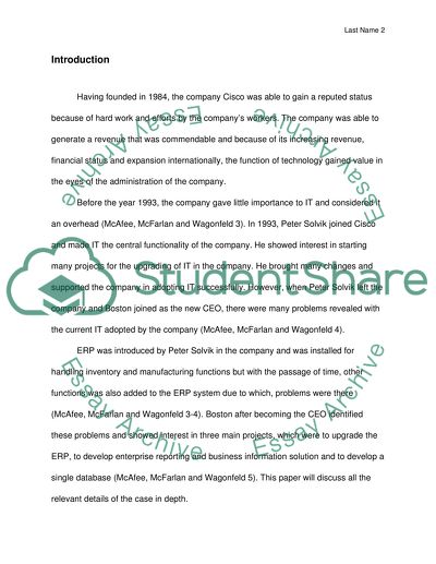 Enterprise IT at Cisco