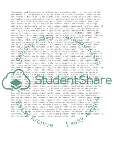 Organizational Objective