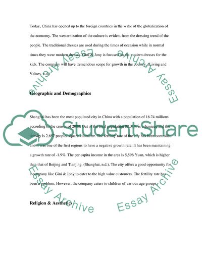 International Marketing Plan