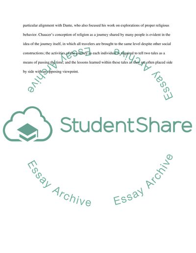 Chaucers Canterbury Tales