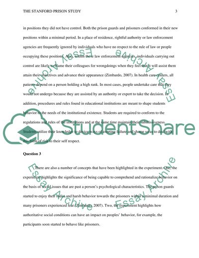 The Stanford Prison Study