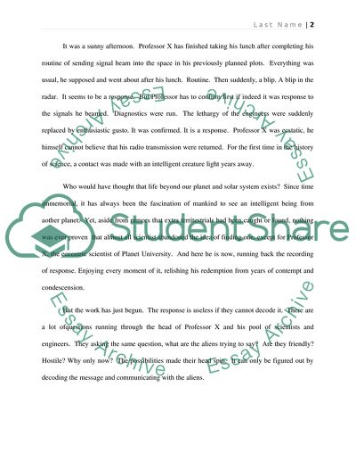 The Tragedy of Meeting an Alien Short Story