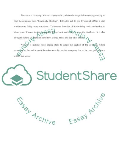 Current event business articles relative to managerial accounting