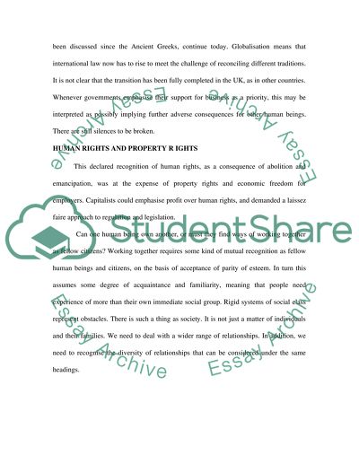 Globalization of trade and business