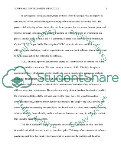 Software Development Life Cycle