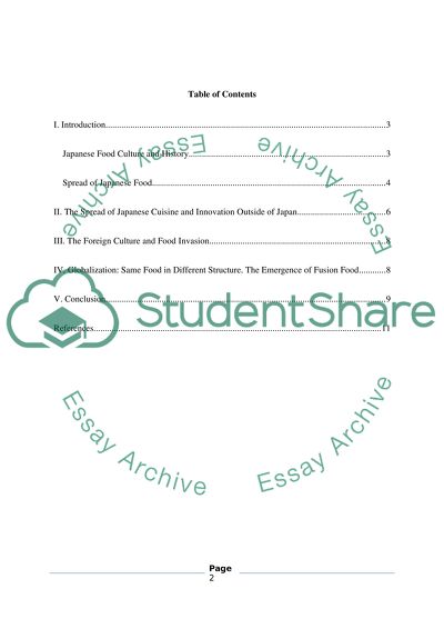 Global in and global out in regard of food industry in Japan