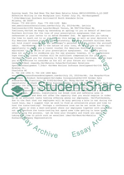 Week 5 - Application Assignment: The Bad News
