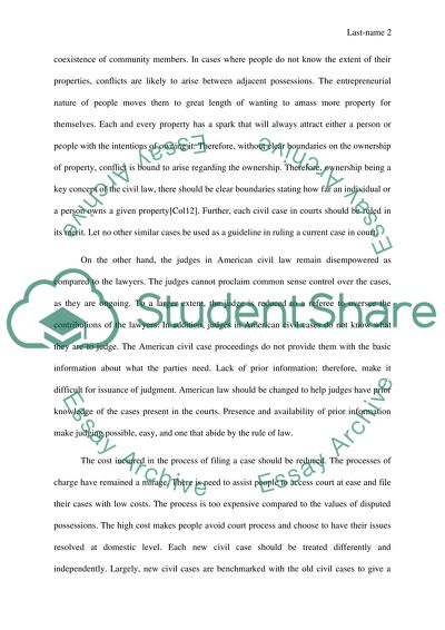 The Existence of Civil Law