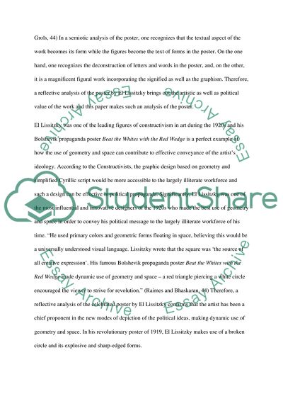 Beat the Whites with the Red Wedge poster by Lissitzky