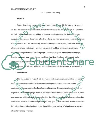 Various Factors Surrounding Acquisition of Second Language in Children