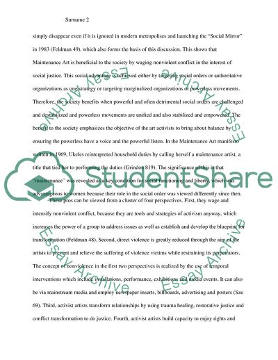 Mierle Laderman Ukeles and Maintenance Art