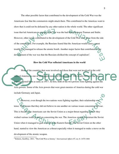 United States View on the Cold War