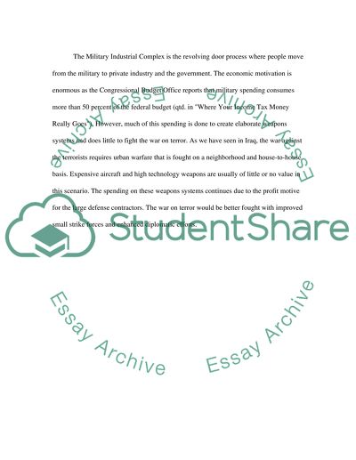 War on Terrorism under the Bush administration