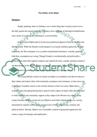 The Politics of the Hijab