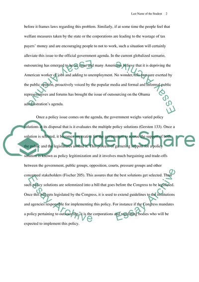 US Government / Public Policy