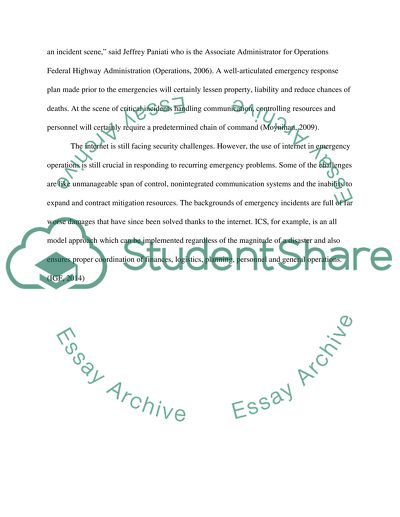 Internet in Emergency Operations