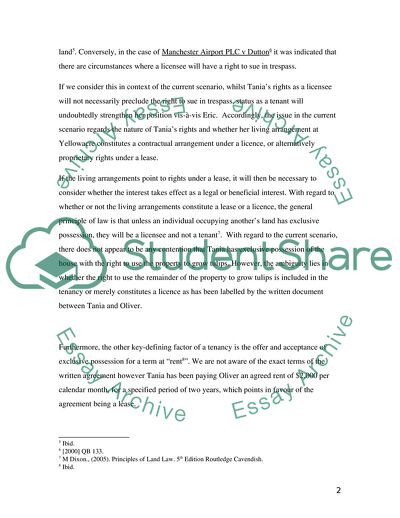 Licensee in Property Law