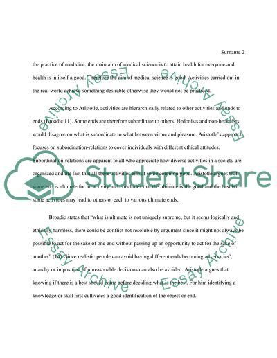 Aristotles Concept of Happiness