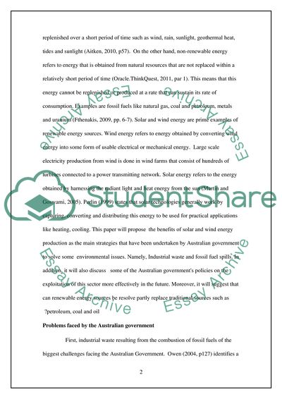 Can Renewable Energy Sources Partly Replace Traditional Sources Such as Petroleum, Coal and Oil