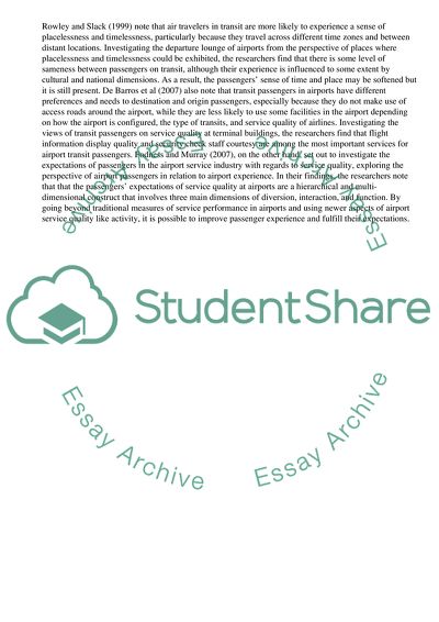 Enhancing Transit Passengers Experience at Hamad International Airport