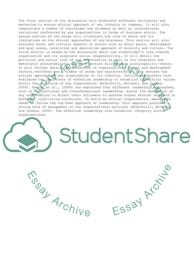 Business Ethics and Sustainability