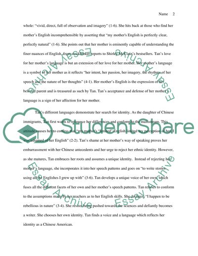 Amy Tan: Mother Tongue