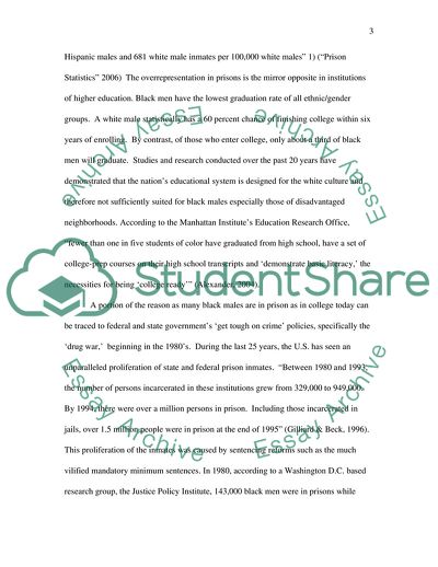 Comparing the Numbers of Black Men in College and in Jail