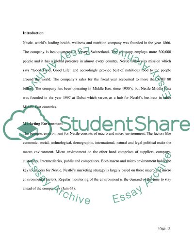 Nestle - Good Food, Good Life