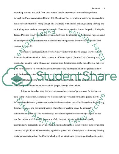 Political Development of Western Europe