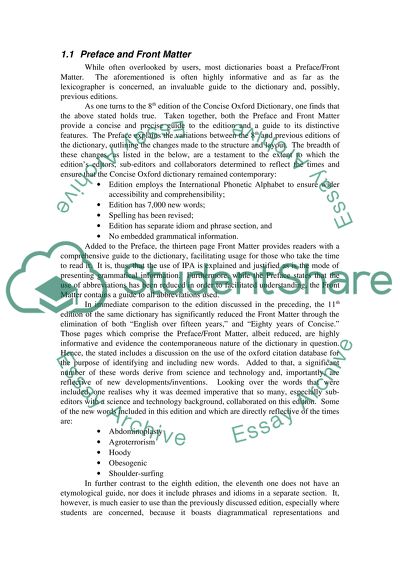 Language and Dictrionaries