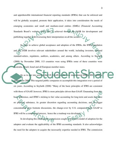 International corporate accounting