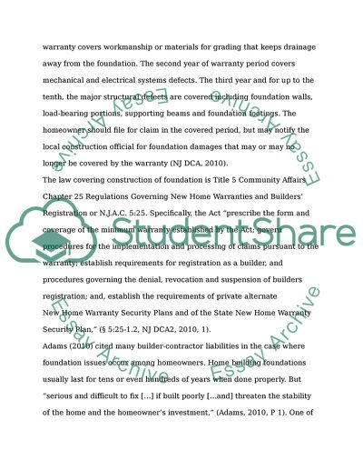 Construction Defects with Homeowners