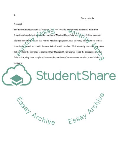 The Components of Healthcare