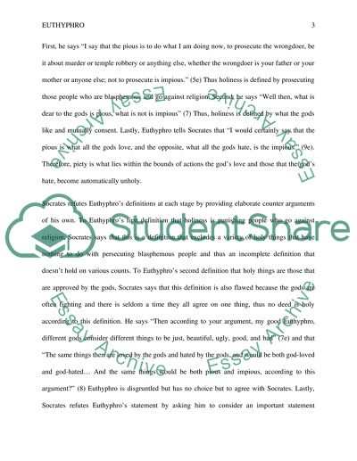 A Dialogue between Socrates and Euthyphro