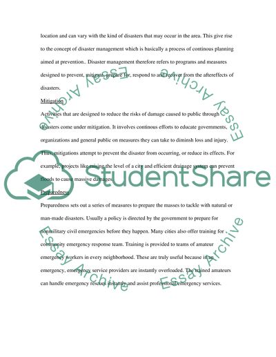 Disaster Management System