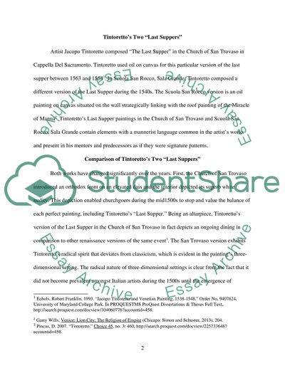 Tintorettos Two Last Suppers